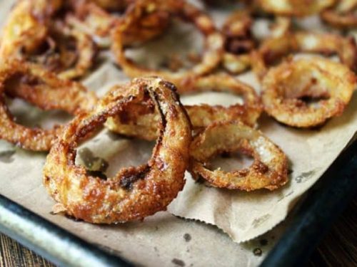 crispy thin onion rings recipe
