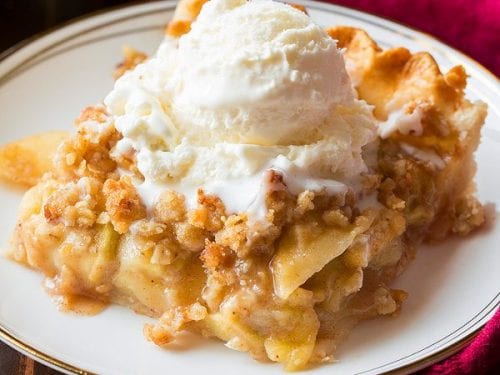 crumb-topped apple slab pie recipe