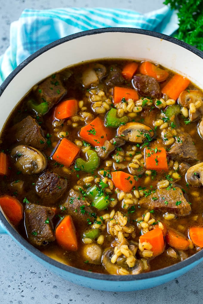 Beef Barley Soup Recipe