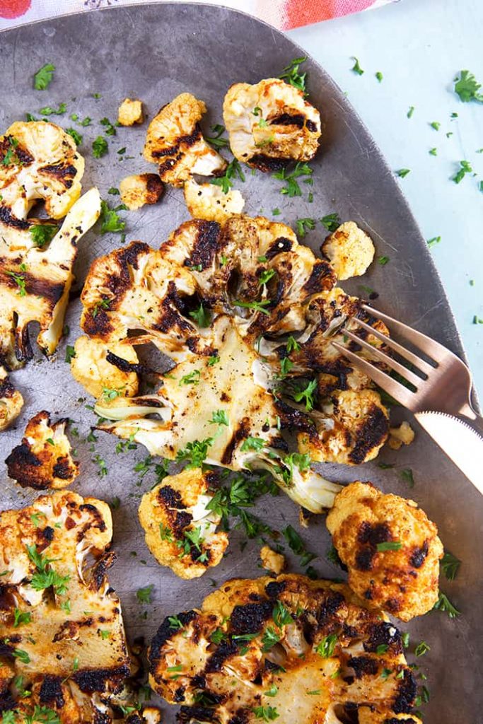 easy grilled cauliflower steak recipe