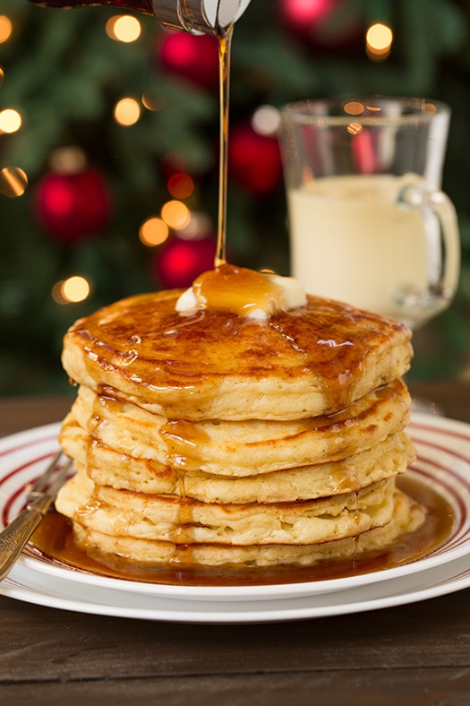 eggnog pancakes recipe