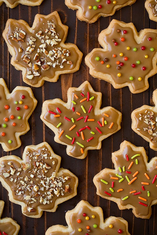 glazed maple shortbread cookies recipe