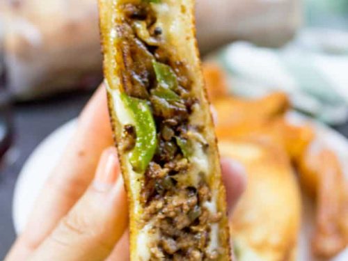 ground philly cheesesteak grilled cheese recipe