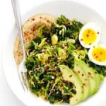 hummus and veggies breakfast bowl recipe