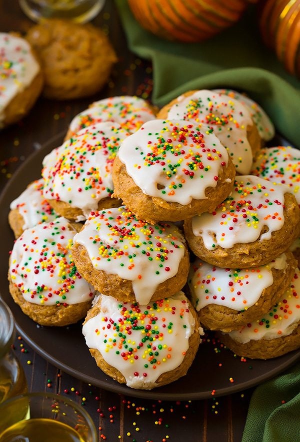 iced pumpkin cookies recipe