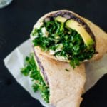 kale and black bean burritos recipe
