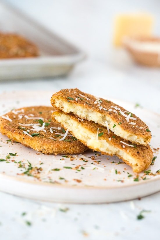 leftover parmesan mashed potato patties recipe