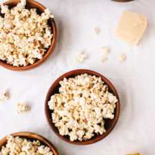 lemon, parmesan and black pepper popcorn recipe