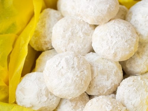 lemon snowball cookies recipe