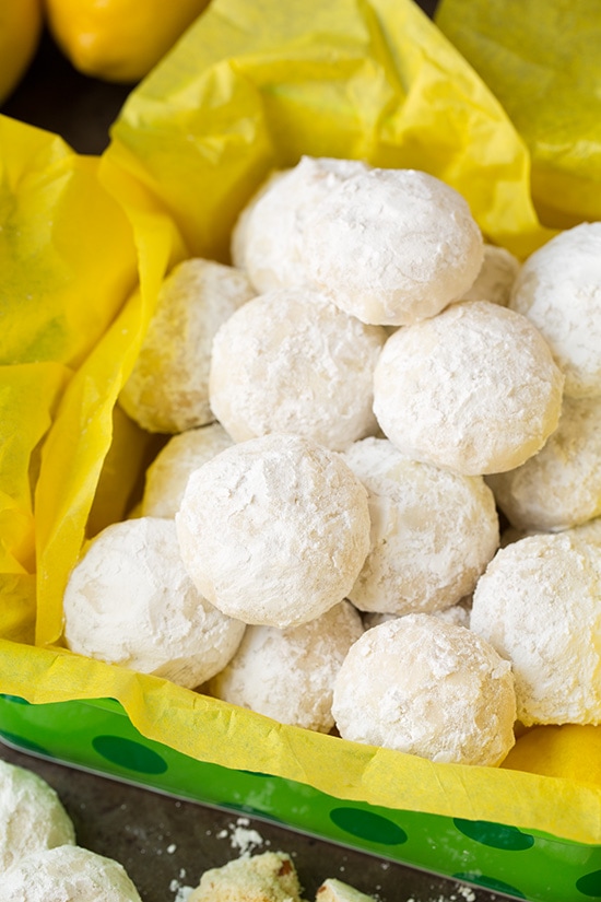 lemon snowball cookies recipe