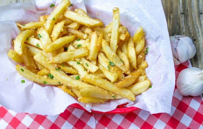 loaded garlic french fries recipe