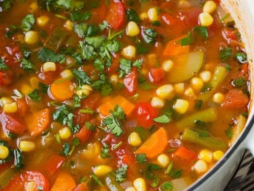mexican vegetable soup recipe