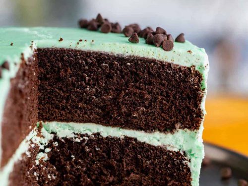 mint chocolate cake (grasshopper cake) recipe