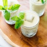 minty iced matcha latte recipe