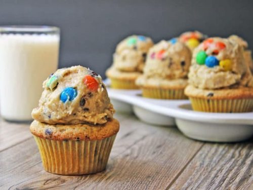 monster cookie dough cupcakes recipe