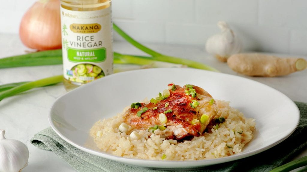 one-pot ginger chicken and rice recipe