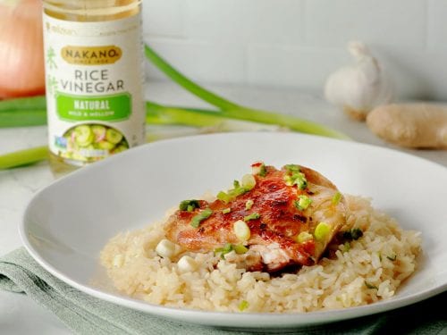 one-pot ginger chicken and rice recipe
