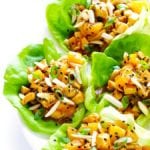 orange chicken lettuce wraps recipe