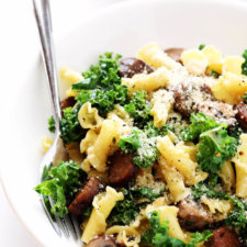 Italian Sausage, Kale and Mushroom Pasta Recipe 