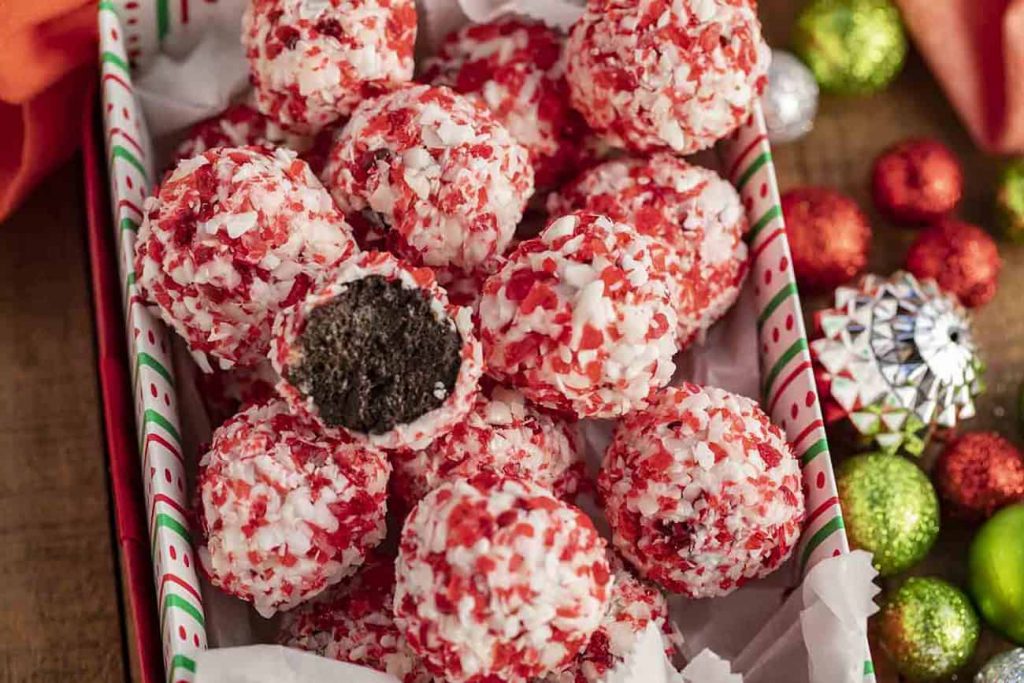 peppermint oreo balls recipe