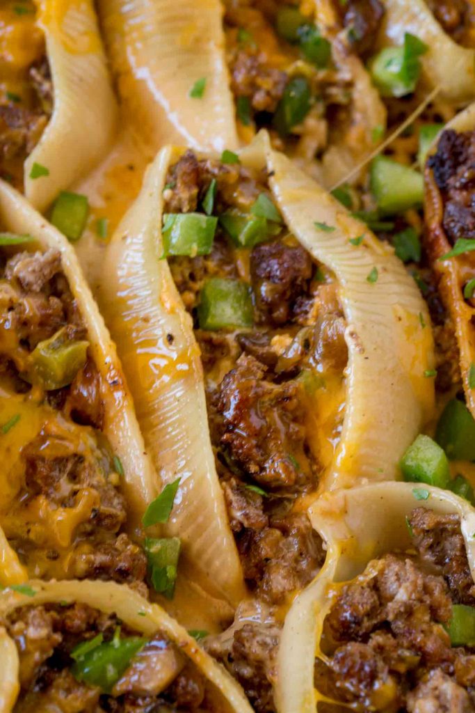 philly cheesesteak stuffed shells recipe