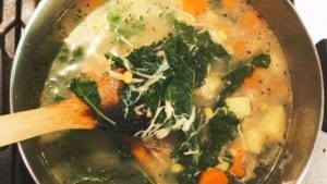 potato, corn, and kale soup recipe