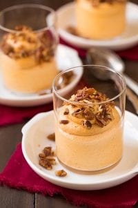 praline pumpkin mousse recipe