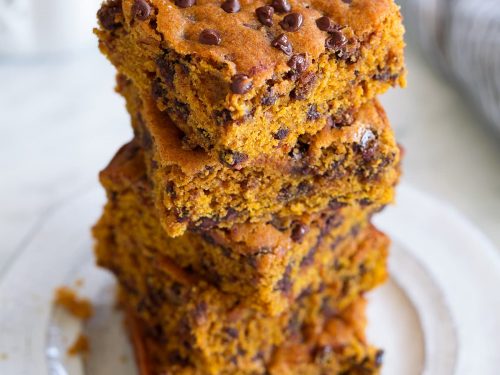 pumpkin bars with chocolate chips recipe