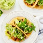 quinoa black bean tacos with creamy avocado sauce recipe