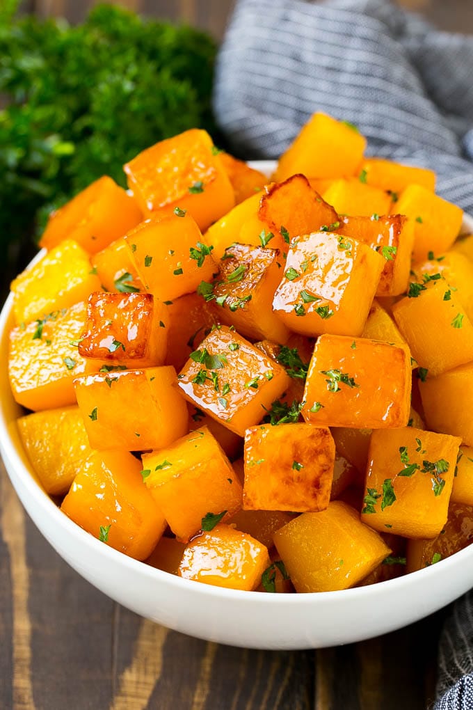 Roasted Butternut Squash with Brown Sugar Recipe | Recipes.net