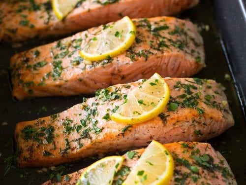 salmon roasted in butter recipe
