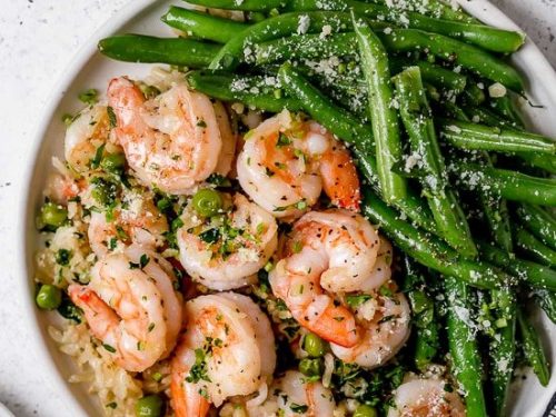 shrimp, peas and rice recipe
