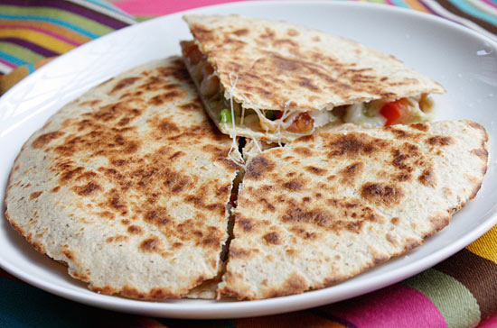 shrimp quesadillas with tomato avocado salsa recipe