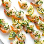 shrimp scampi skewers recipe