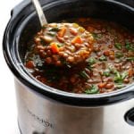 slow cooker curried lentil soup recipe