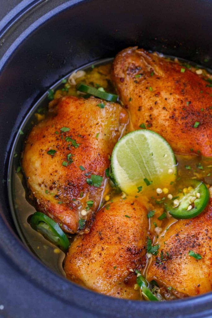 slow cooker spicy honey lime chicken recipe