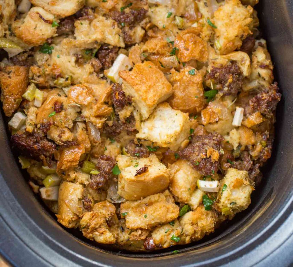 slow cooker stuffing recipe