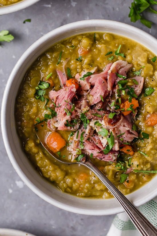 split pea soup with ham recipe