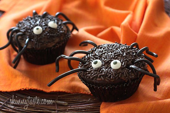 spooky spider halloween cupcakes recipe