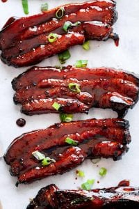 sticky chinese bbq pork belly ribs (char siu) recipe