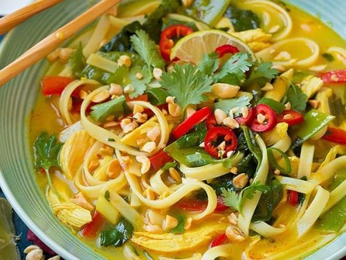 thai coconut curry chicken soup recipe