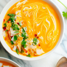 thai curried butternut squash soup recipe