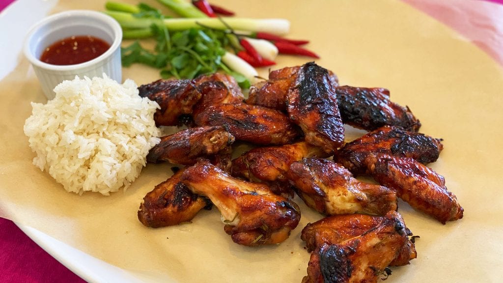 thai street wings as made by chef arnold myint recipe