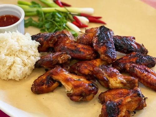 thai street wings as made by chef arnold myint recipe