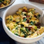 scrambled eggs with goat cheese recipe