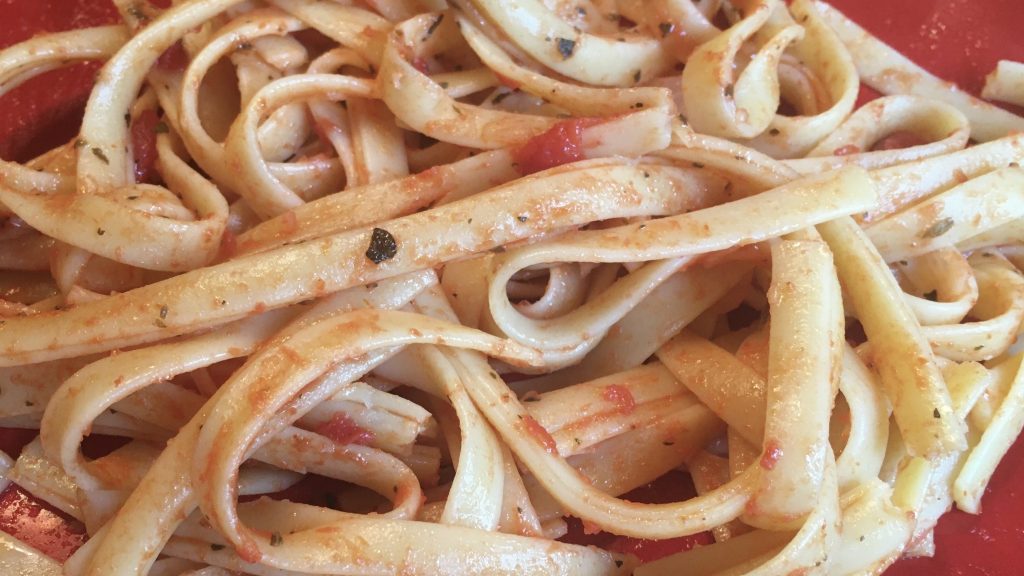 vegan tomato basil fettuccine recipe