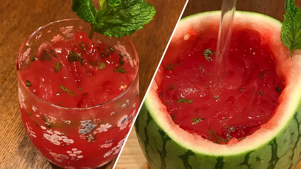 watermelon mint soju cocktail recipe