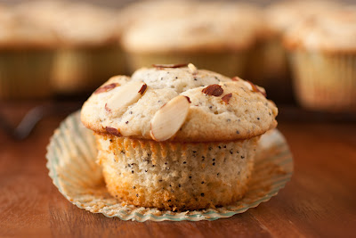almond poppy seed muffins recipe