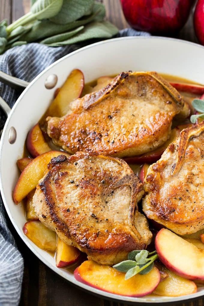 apple pork chops recipe