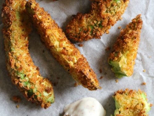 avocado fries with lime dipping sauce recipe